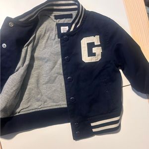 Baby gap varsity jacket.